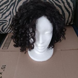 Curly Black Wig for Women
